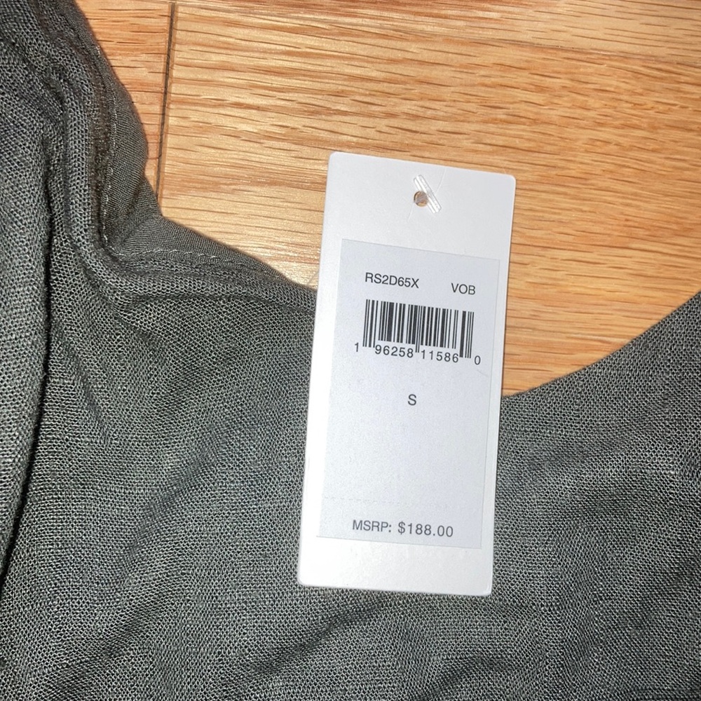 Splendid Wynona tiered maxi dress - size s - granite grey - NWT